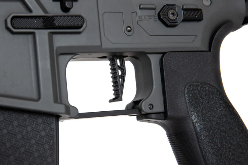 M4 Shorty Carbine AEG Mosfet SA-E12-LH EDGE 2.0 Light Ops Stock Chaos Grey Version by Specna Arms