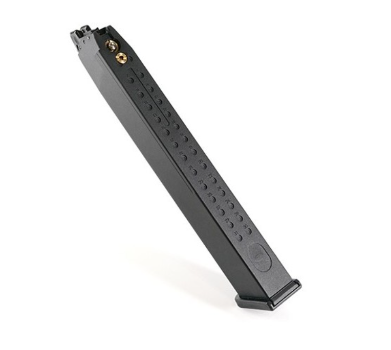 MARUYAMA SCW-9 PRO-G 9mm. GBB Submachinegun APC9-SD 50bb Gas Magazine by MARUYAMA