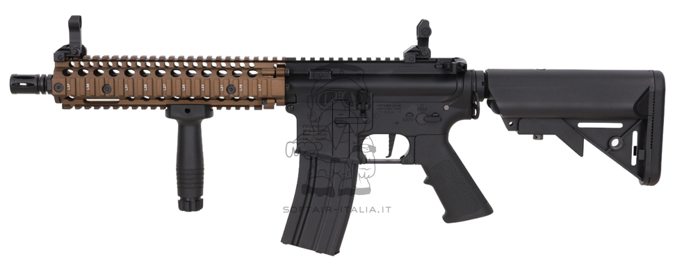 MK18 10.5" Colt & Daniel Defense Licensed SA-E19 EDGE Gen.2 HAL²™ Chaos Bronze AEG by Specna Arms