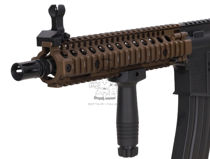MK18 10.5" Colt & Daniel Defense Licensed SA-E19 EDGE Gen.2 HAL²™ Chaos Bronze AEG by Specna Arms
