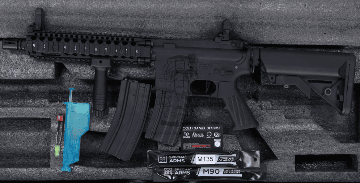MK18 Daniel Defense Colt Licensed BLDC™ Brushless Direct Current Gate™ ASTER II Bluetooth® ETU Module SA-P19 EDGE 10,5 HAL²™ DarkMatter™ High Speedmotor 27-35K by EMG > Cybergun