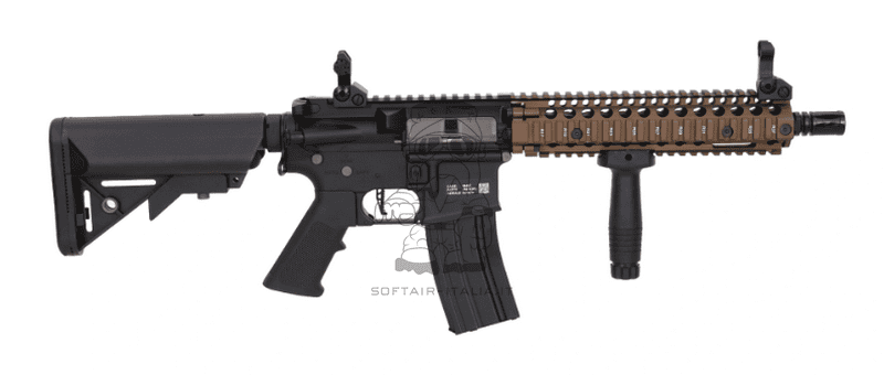 MK18 Daniel Defense Colt Licensed BLDC™ Brushless Direct Current Gate™ ASTER II Bluetooth® ETU Module SA-P19 EDGE 10,5" HAL²™ Chaos Bronze Dual Color DarkMatter™ High Speedmotor 27-35K by EMG Cybergun