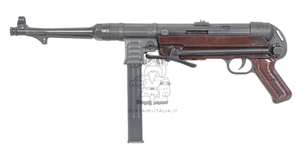 MP40 Oxidized Ancient Full Steel & Metal Bakelite Brown 1 Joule V3 AEG by AGM