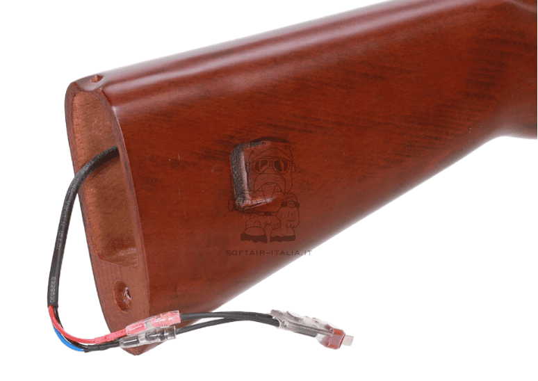 MP41 AEG Full Wood & Metal Gate X-ASR Mosfet SMG Submachine Gun by Specna Arms AGM