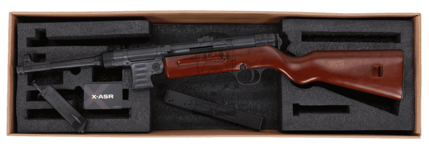 MP41 AEG Full Wood & Metal Gate X-ASR Mosfet SMG Submachine Gun by Specna Arms AGM