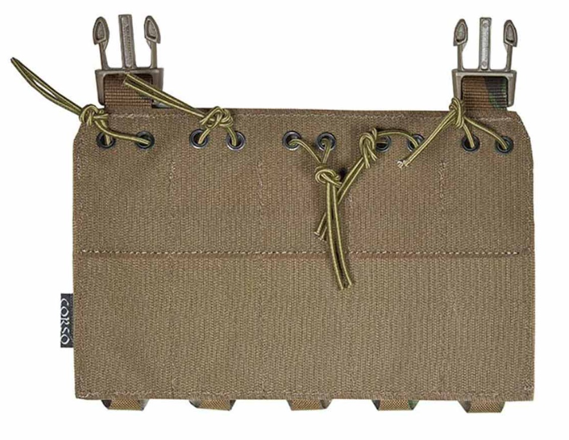 MP5 - MP7 Dagger 5 Magazines Pouch MC Multicam MOLLE Front Panel Porta Caricatori by CORSO Tactical