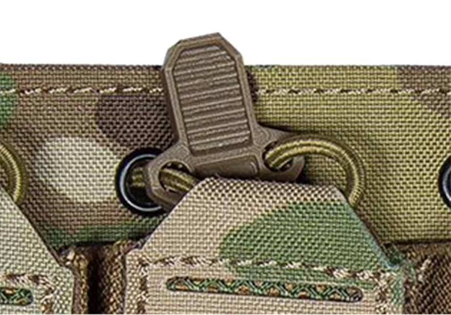 MP5 - MP7 Dagger 5 Magazines Pouch MC Multicam MOLLE Front Panel Porta Caricatori by CORSO Tactical