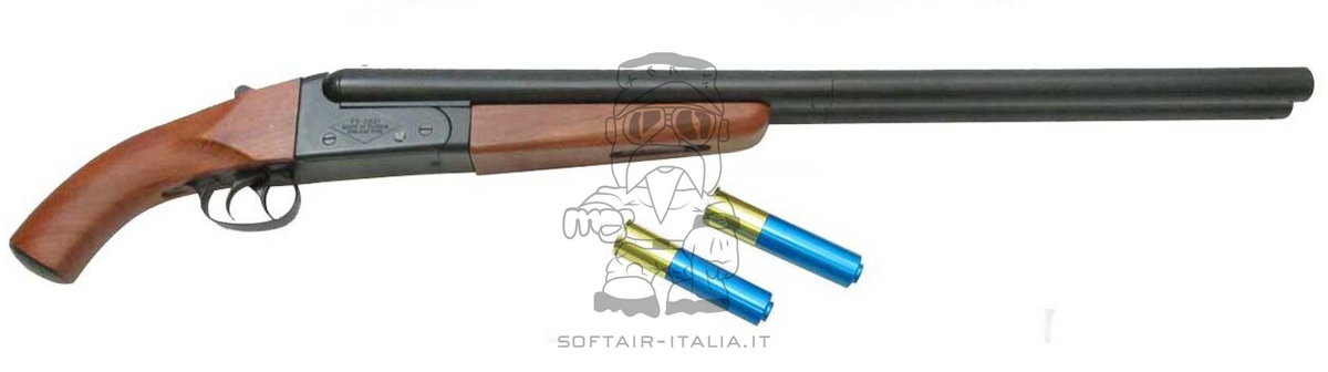 Mad Max Long Sawed Off Long Barrel Gas Shotgun Full Wood & Metal by HWASAN