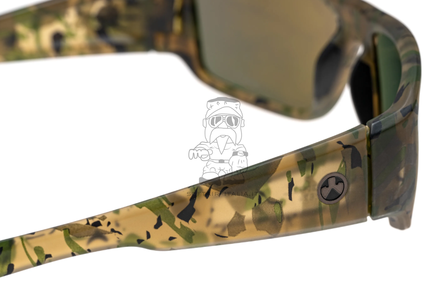 Magpul Ballistic ANSI Z87+ and MIL-PRF 32432 Camo Frame Grey Green Lens Rift Glasses by Magpul