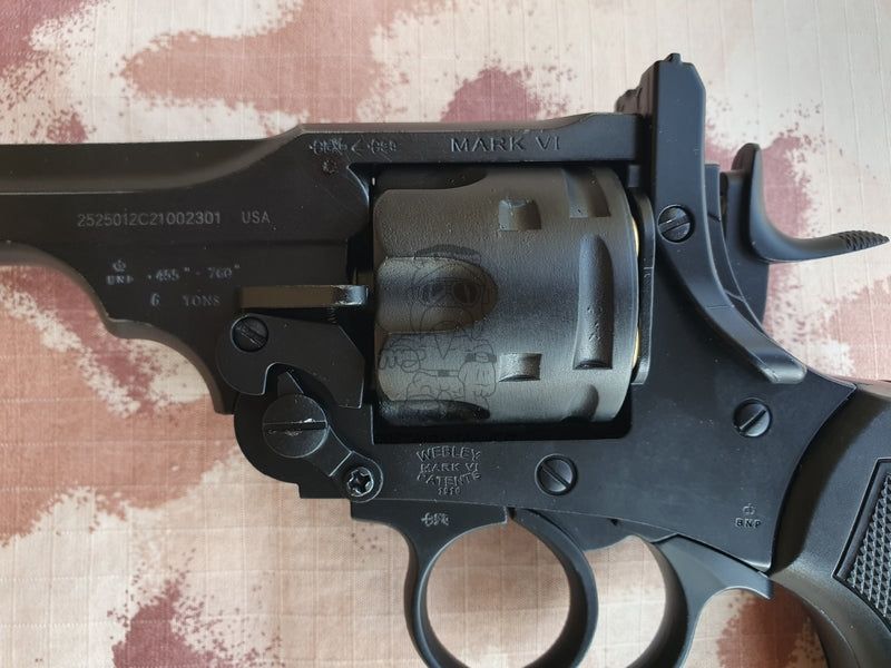 Webley Mark MK VI Punzonature e Loghi Originali Co2  by Viva Arms
