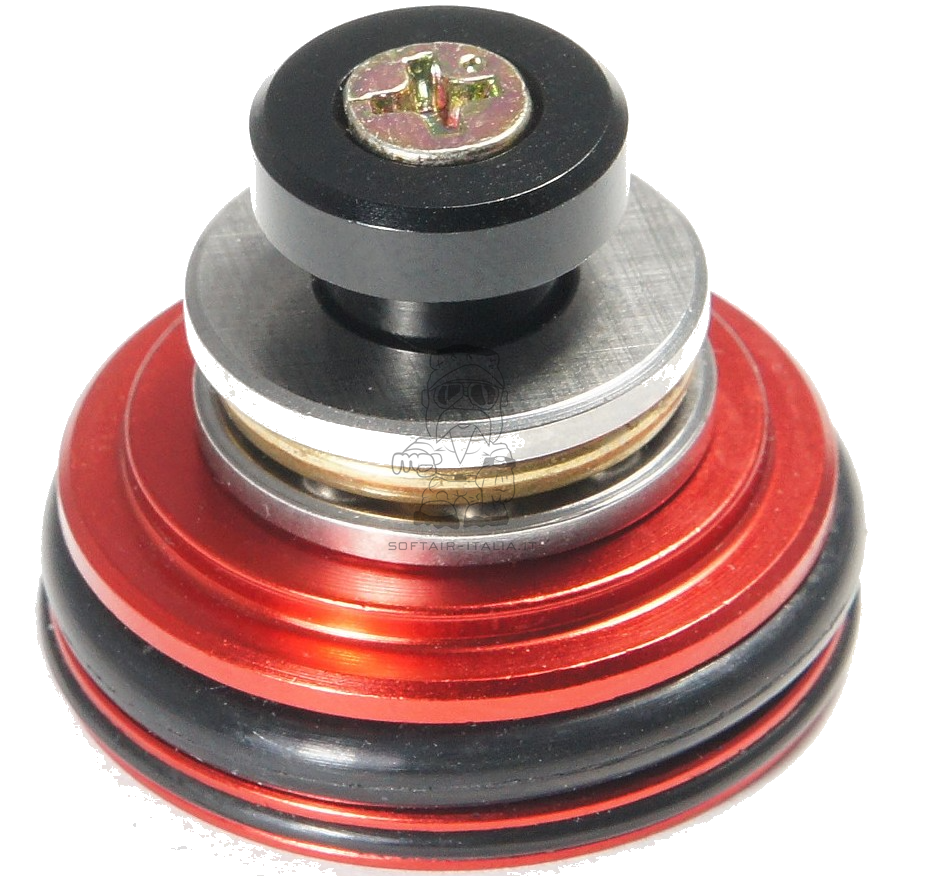Maxx Model CNC Aluminum Double O-Ring Ball Bearing AEG Piston Head Testa Pistone Doppio O-Ring by Maxx Model