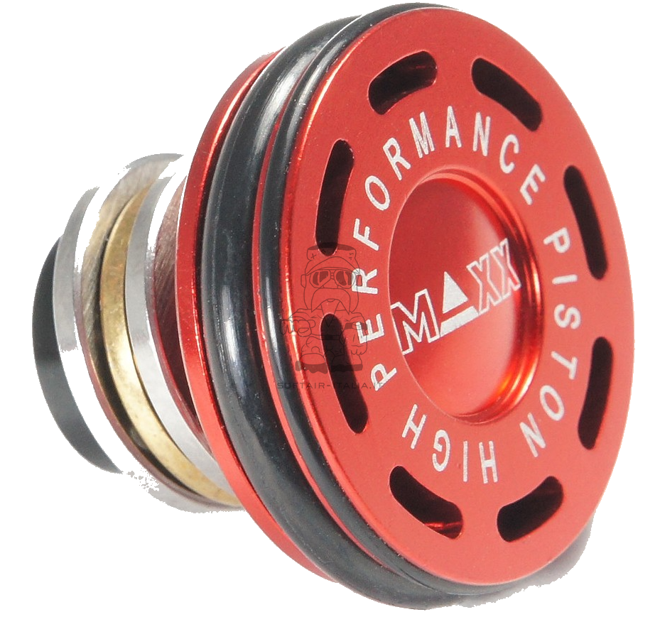 Maxx Model CNC Aluminum Double O-Ring Ball Bearing AEG Piston Head Testa Pistone Doppio O-Ring by Maxx Model