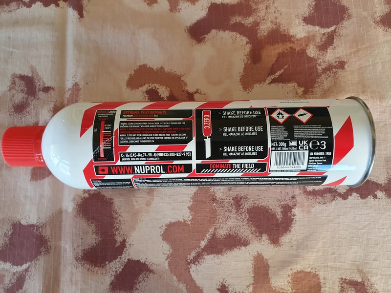 Nuprol 3.ZERO Silicone Free 180 PSI 420ml 300gr Gas by Nuprol