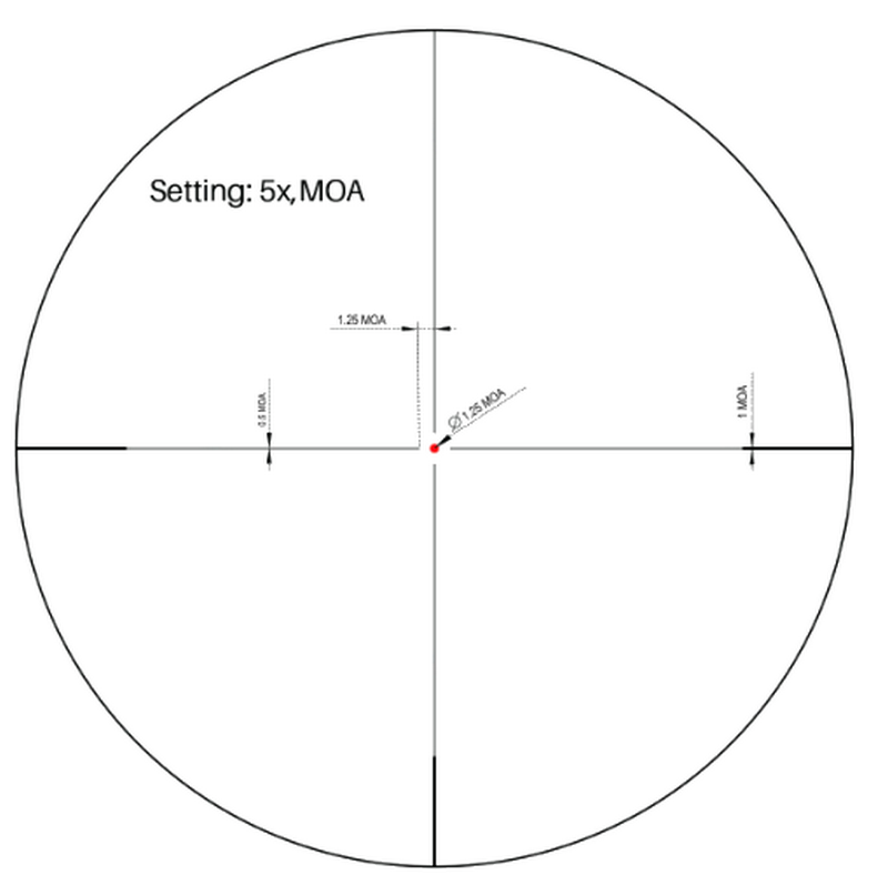Ottica Scope Forester 1-5x24SFP GenII FDE Riflescope by Vector Optics