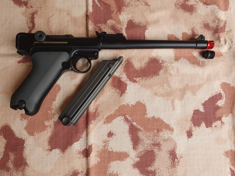 P08 8" L Full Metal GBB by We