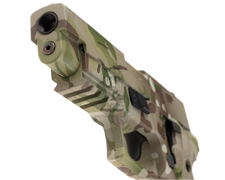 P226 Styling Raven R226 Camo Hydro GBB Working Decocking Lever -Abbaticane- Airsoft Pistol by Raven