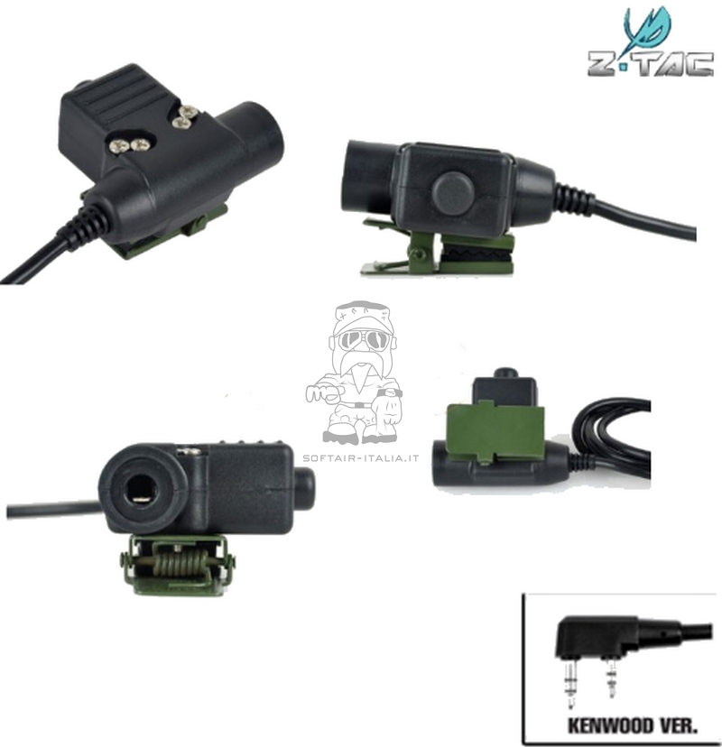 PTT Kenwood - Baofeng ZU94 Style Military Standard by Z-Tactical