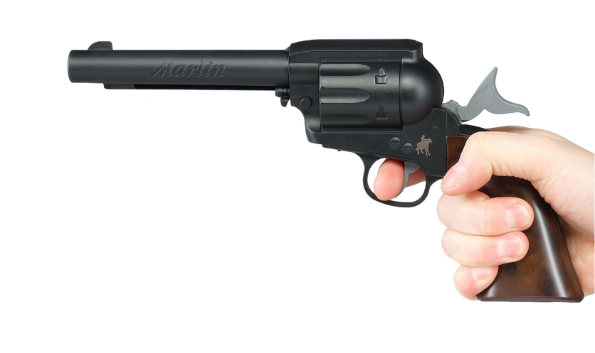 Peacemaker SA . 45 ABS 13bb Co2 Western Revolver by Marlin Fire Arms