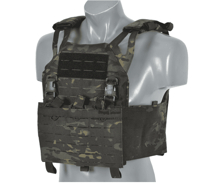 Plate Carrier - Body Armour MB Multicam Black Laser Cut Buckle Up M4 - AK Pouches by 8Fields