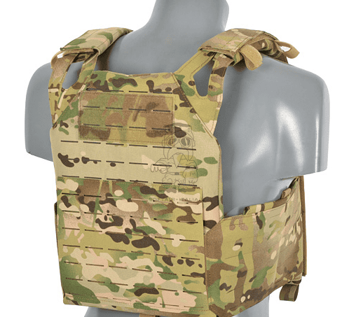 Plate Carrier - Body Armour MC Multicam Laser Cut Buckle Up M4 - AK Pouches 1000D Nylon by 8Fields