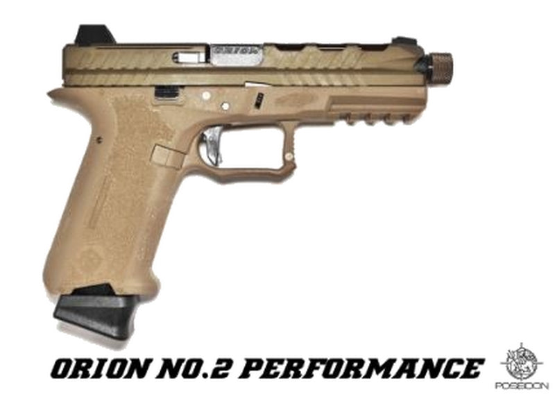 Poseidon Orion No.2 PPW-O2-C Tan Combat Airsoft GBB Gas Blow Back Pistol by Poseidon