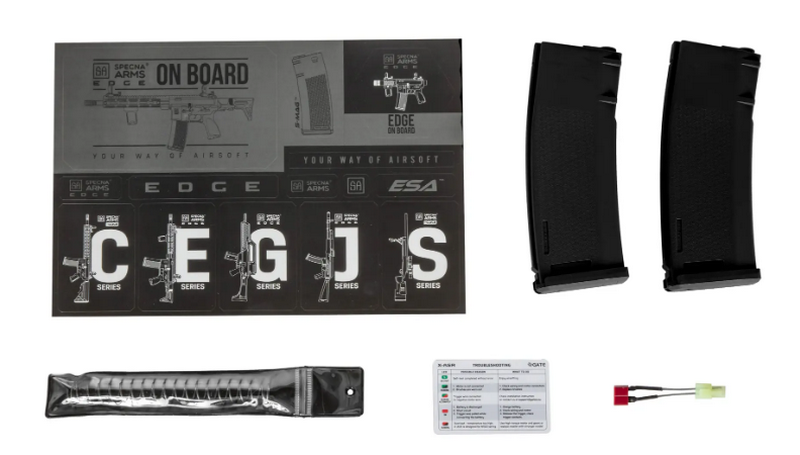Rock River Arms Strike Ind SA-E17-L EDGE AEG Mosfet Assault Rifle Light Ops Stock Chaos Grey Version by Specna Arms