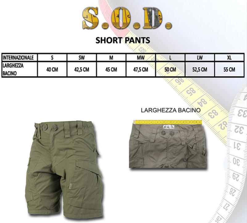 S.O.D. Gear Short Pants 01 Crye Multicam by S.O.D. Gear S.O.D.