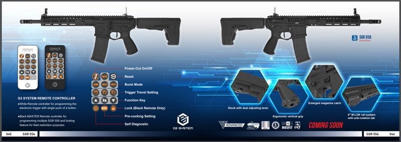 G&G SGR556 M-LOK ETU - Mosfet 3 Rounds Burst AEG by G&G