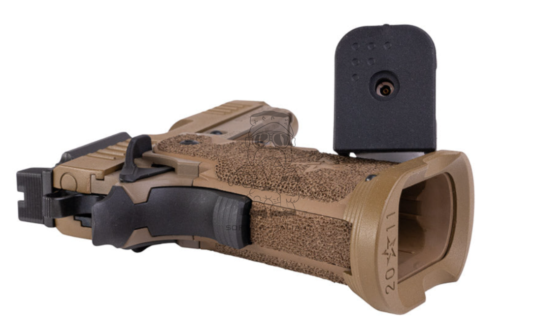 STACCATO Emg Army Armament C2 2011 SOC 6mm Pro Shop GBB FDE Airsoft Pistol Stippling Grip by Army Armament