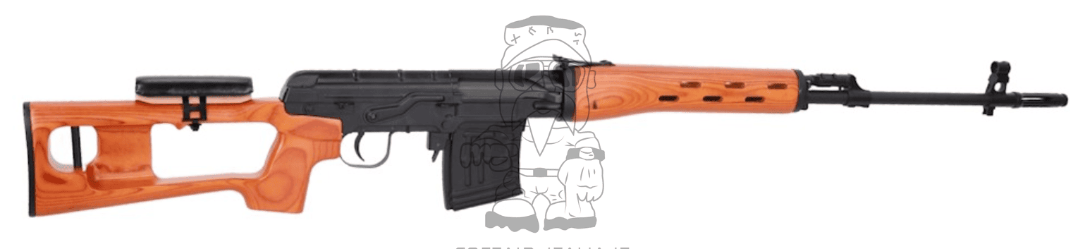 SVD - Dragunov Sniper Full Wood & Metal Spring Bolt Action Rifle  by AGM - Specna Arms