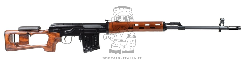 SVD Dragunov Full Wood & Metal AEG by A&K