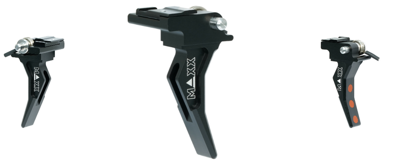 Scorpion EVO-3 CNC Aluminum Black Advanced Speed Trigger Style B by Maxx Model