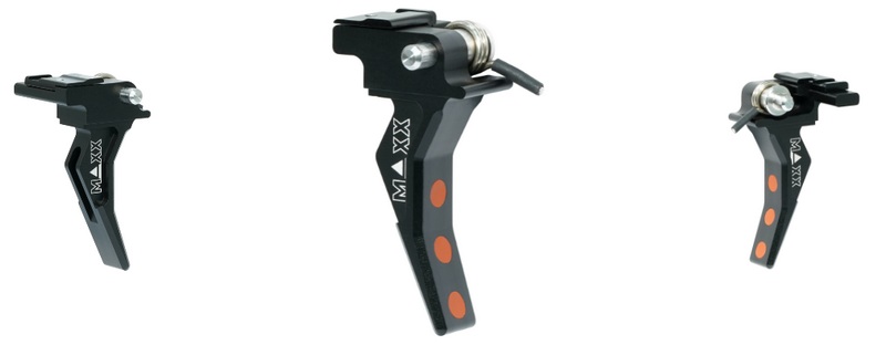 Scorpion EVO-3 CNC Aluminum Black Advanced Speed Trigger Style B by Maxx Model