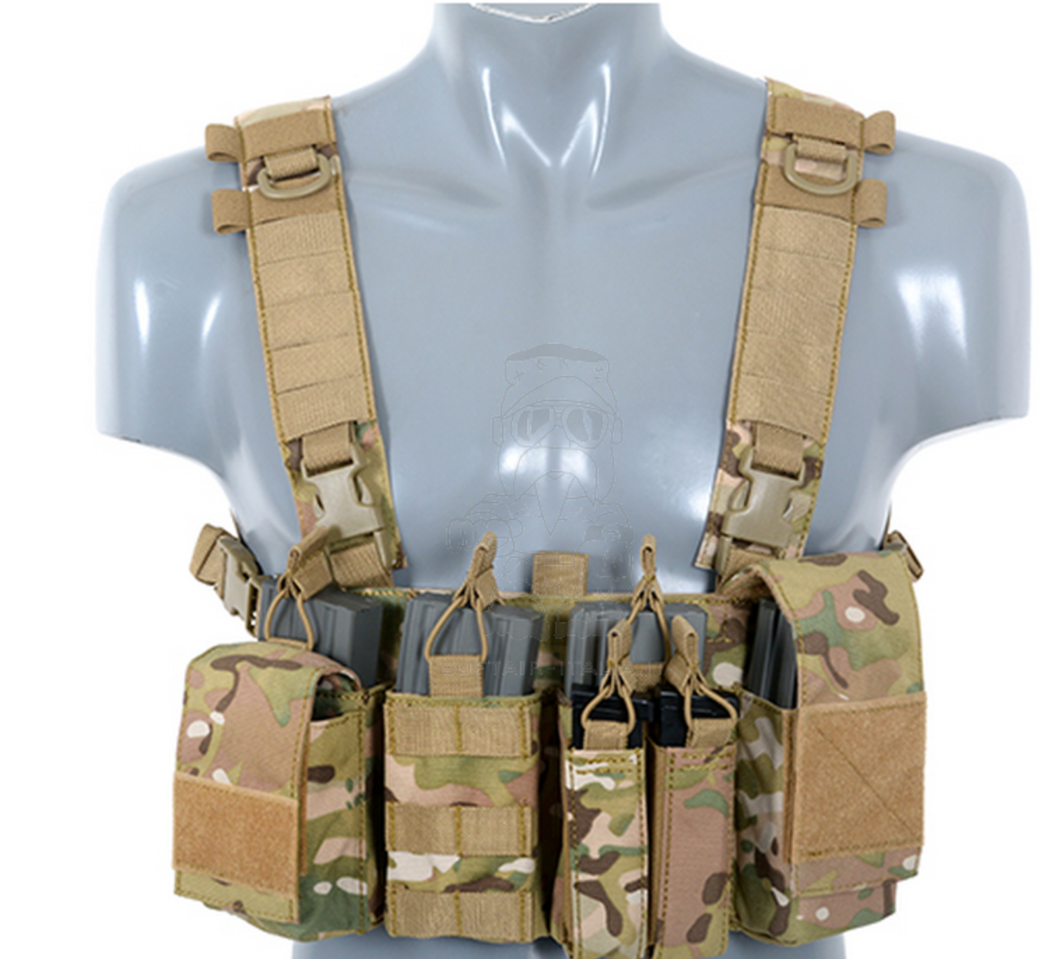 MC Multicamo V3 Buckle Up Chest Rig by 8Fields