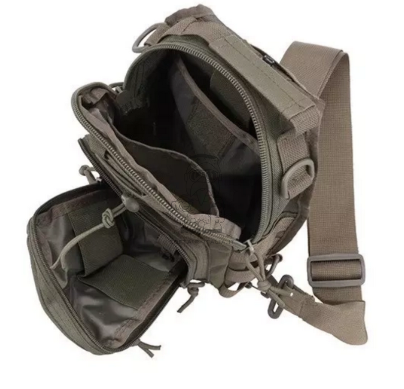 Shoulder OD Tactical Bag Zainetto da Spalla 260 x 200 x 70mm by GFC Tactical