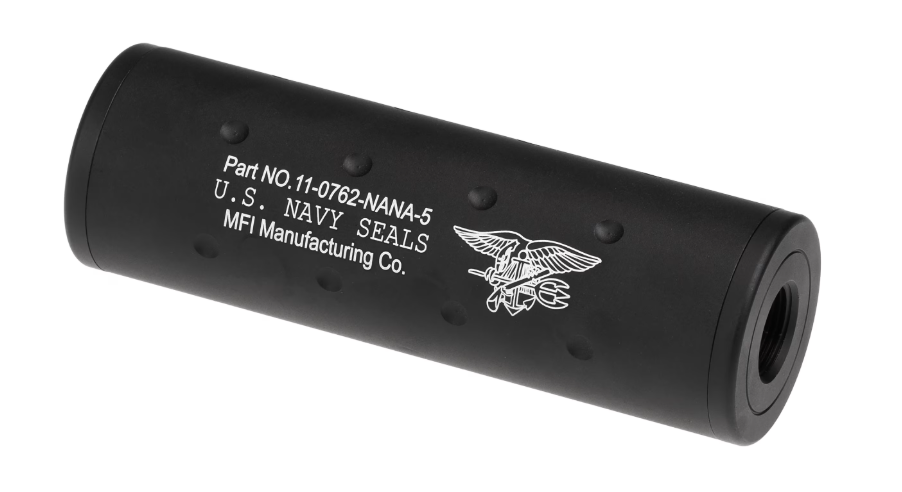 Silencer - Silenziatore - Barrel Extension "Navy Seals" 107mm. CCW-CW Universale 14mm. By FMA