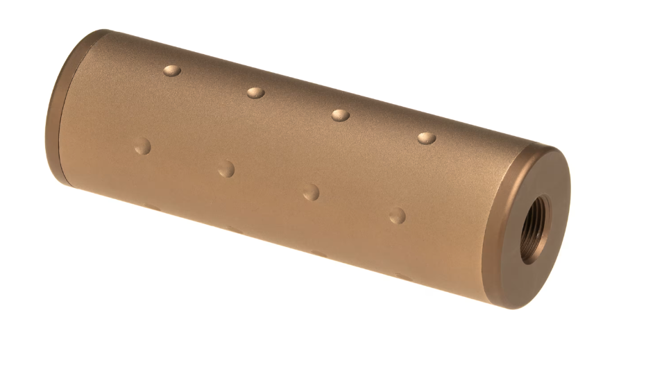 Silencer - Silenziatore - Barrel Extension "Navy Seals" DE- Dark Bronze 107mm. CCW-CW Universale 14mm. By FMA