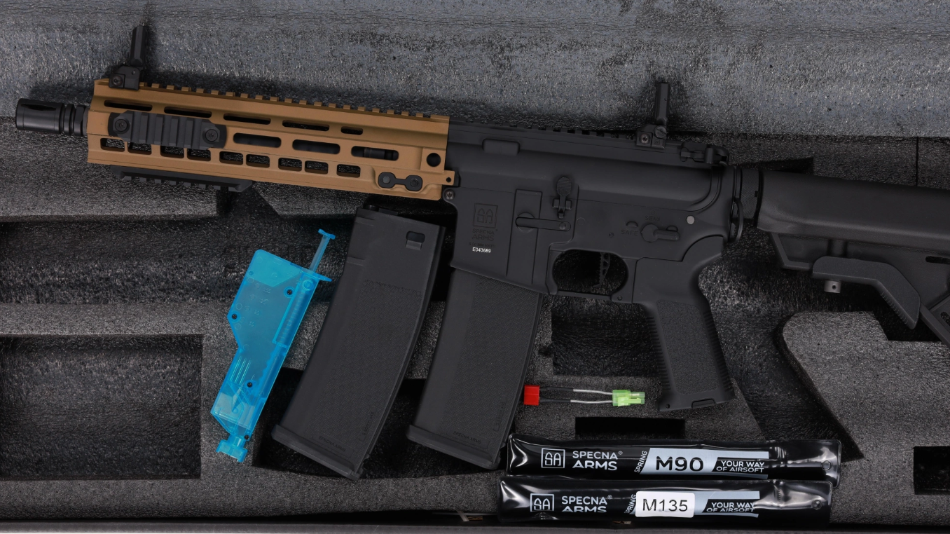 Specna Arms BLDC™ M4 - AR15 SA-P29™ Prime 10.5inch Æther™ Chaos Bronze Crane Stock by Specna Arms