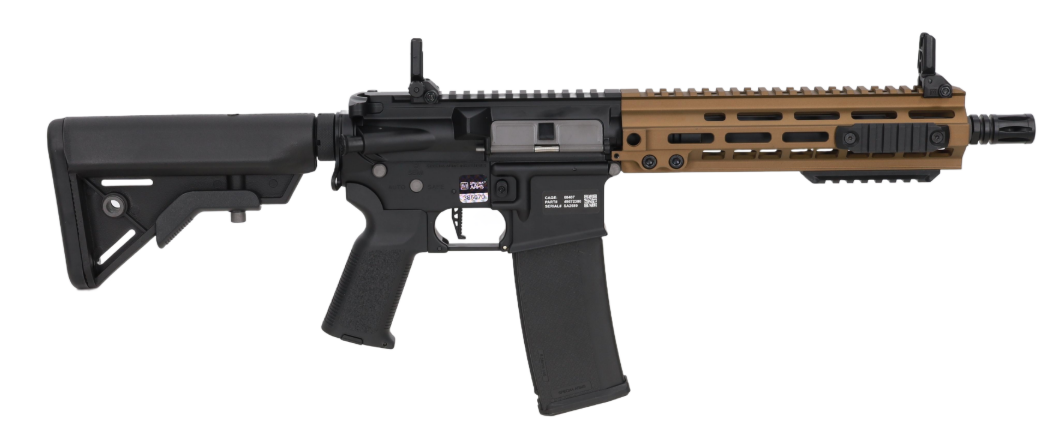 Specna Arms BLDC™ M4 - AR15 SA-P29™ Prime 10.5inch Æther™ Chaos Bronze Crane Stock by Specna Arms