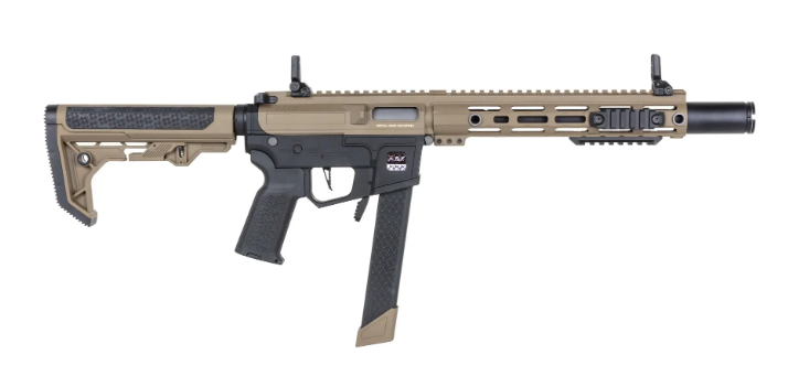 Specna Arms SA-FX02 9x19mm FLEX™ BLDC™ Hal Etu Gen.2 Brushless Motor Half Tan Version by Specna Arms
