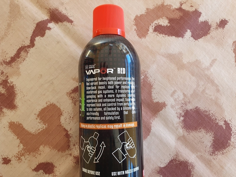 Specna Arms Vapor™ Red 188 PSI - 25° Green Gas 600ml Echo Friendly by Specna Arms