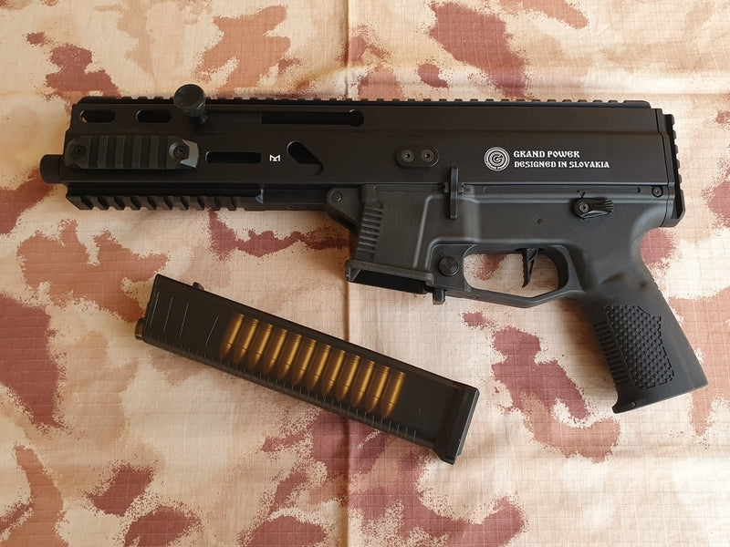 Stribog GP S10A3 Transparent 120bb Mid Cap Magazine Caricatore by Delta Armory