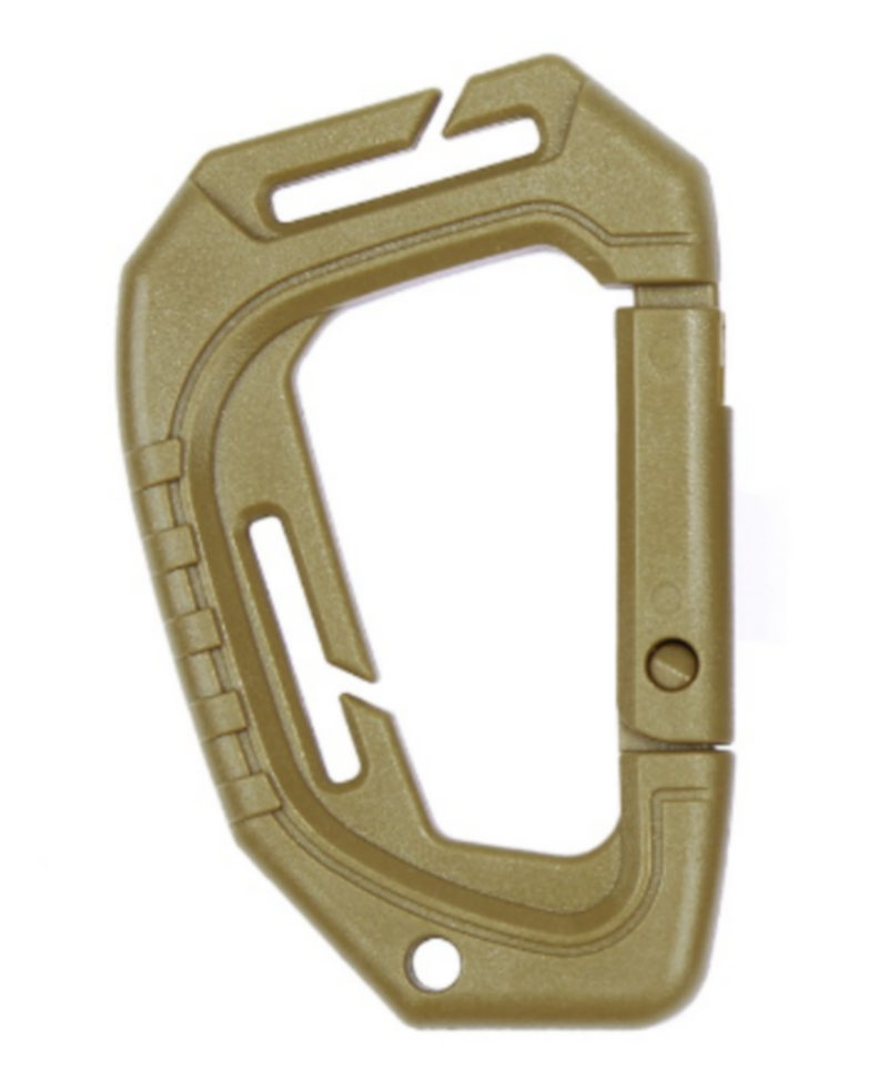 Tactical Carabiner Coyote Tan by 101inc.