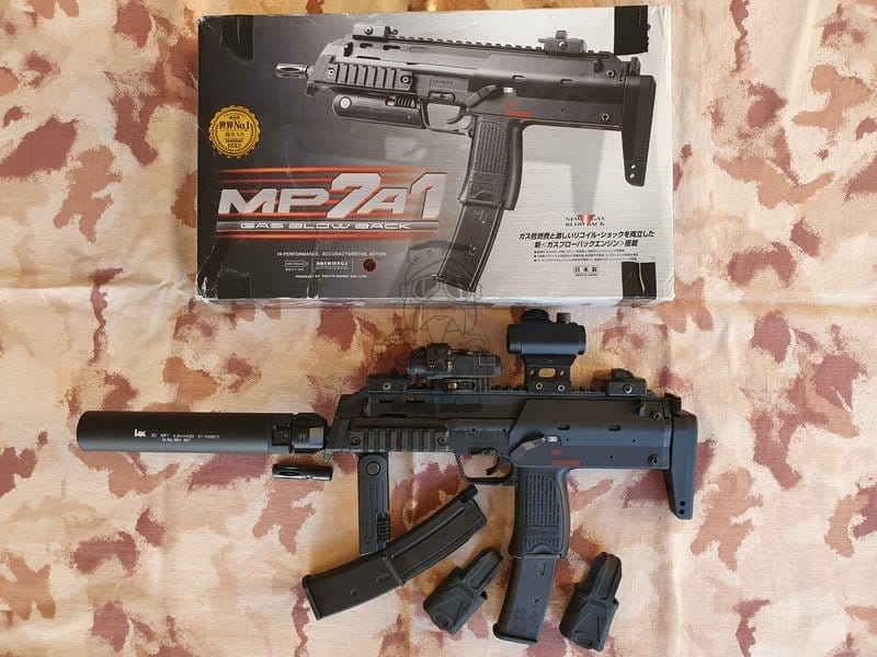 OFFERTE SPECIALI - SPECIAL OFFERS: Tokyo Marui MP7A1 GBB Gas BlowBack Full Optional by Tokyo Marui