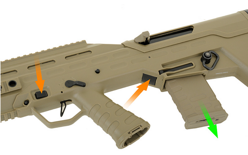UAR501 Dark Earth Urban Assault Rifle by Aps