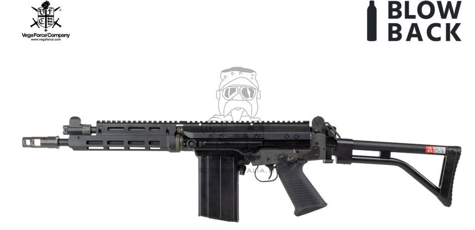 VFC SA58 OSW LAR MK1 FN FAL DSA Paratrooper Fixed Stock GBBR Airsoft Rifle by VFC