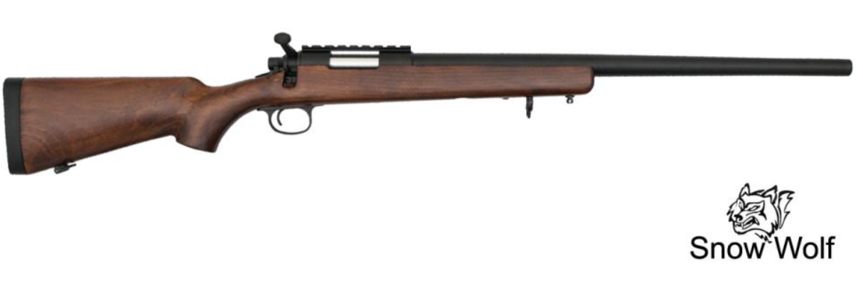 VSR-10 Full Wood & Metal Sniper Spring Bolt Action Rifle a Molla by Snow Wolf