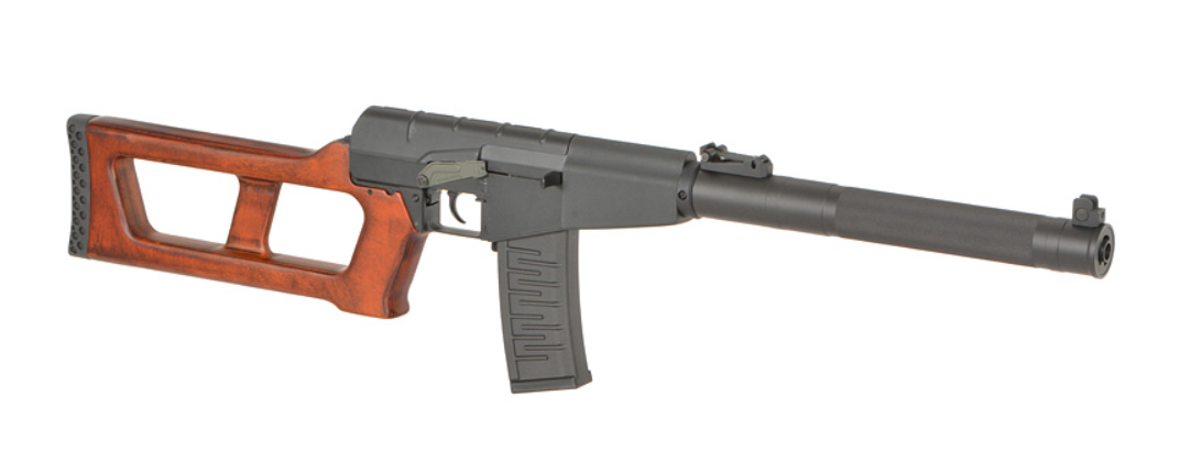 Vintorez VSS Built In Tracer Unit Muzzle Flash Effect AEG Full Wood & Metal by S&T