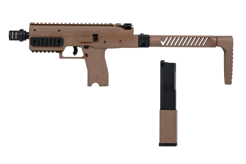Vorsk VMP-1 Tan GBB Gas Blow Back SubMachine Gun by Vorsk