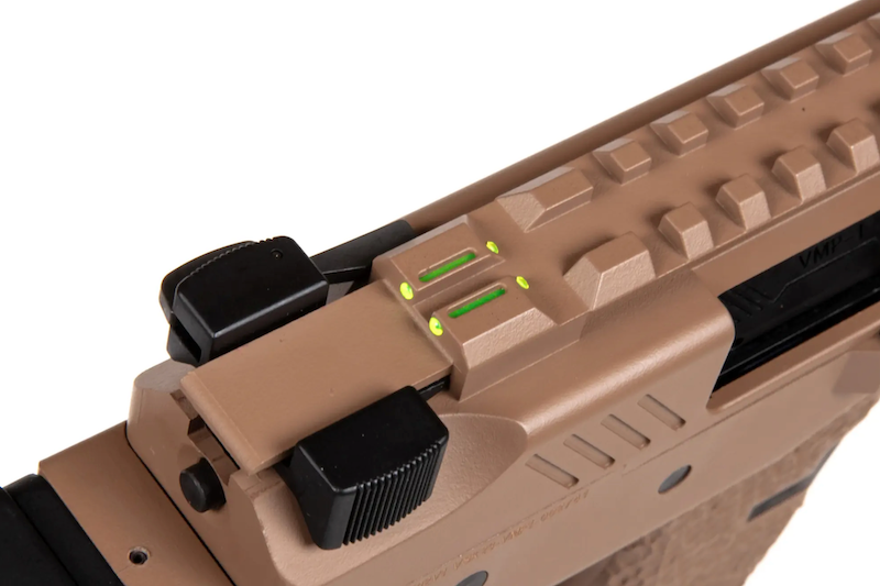 Vorsk VMP-1 Tan GBB Gas Blow Back SubMachine Gun by Vorsk